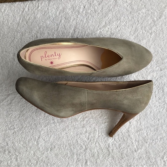 Plenty by Tracy Reese suede leather heel pumps shoes. Size 37. - Picture 1 of 9